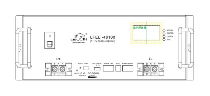 Leoch LFeLi-4 8100MB16 48V 100Ah