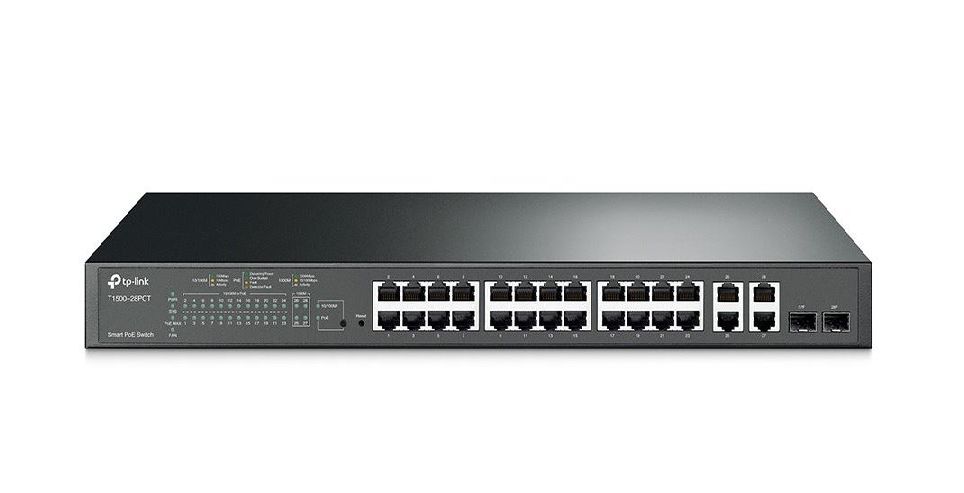 TP-Link PoE Switch T1500 28PCT 24P+2SFP
