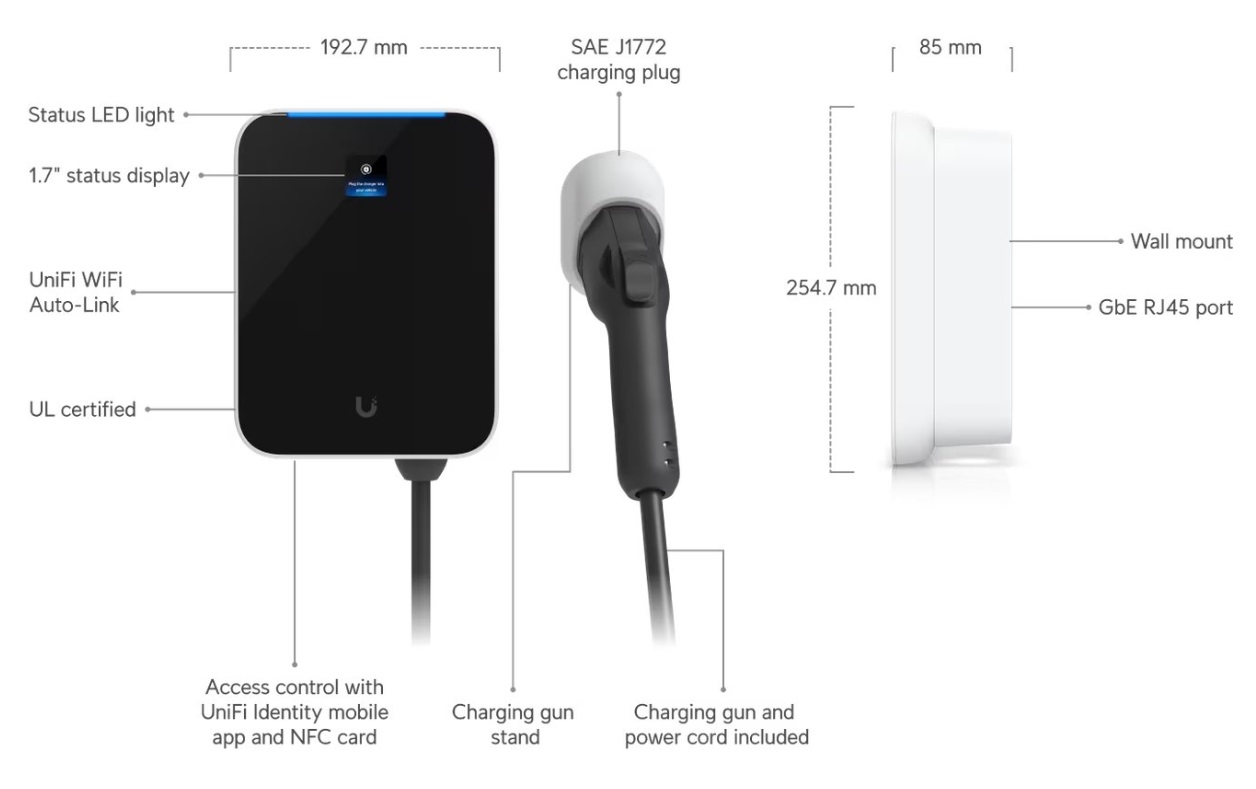Ubiquiti UniFi Polnilna postaja EV Lite 11kW