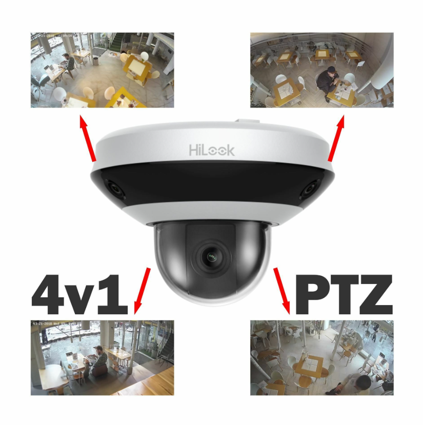 HiLook PTZ 4v1 P332ZI-DE3 4xZoom 2MP