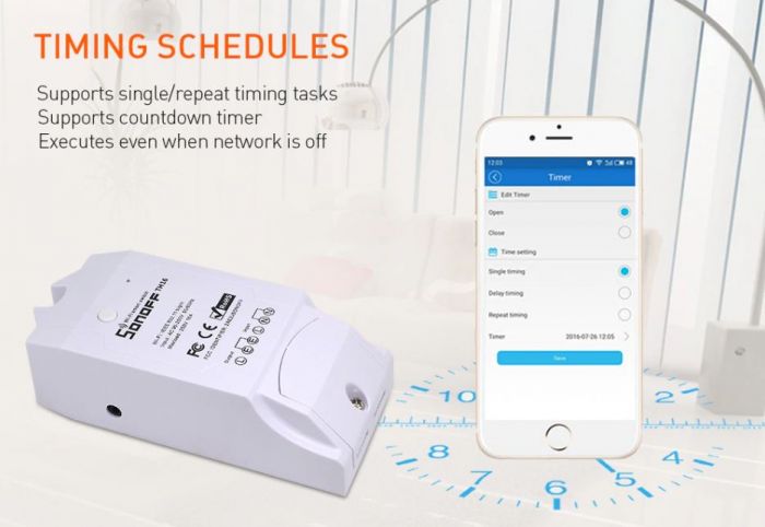 WiFi SonOff termostat TH16 + Senzor