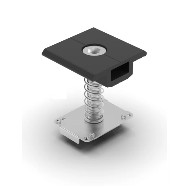 Vmesna objemka Alu T10 10/10° 10x Black