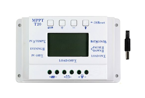 UNI Regulator MPPT20+PMW 12-24V 20A