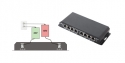 Switch 10/100M PoE MaxLink Dual 24/48V