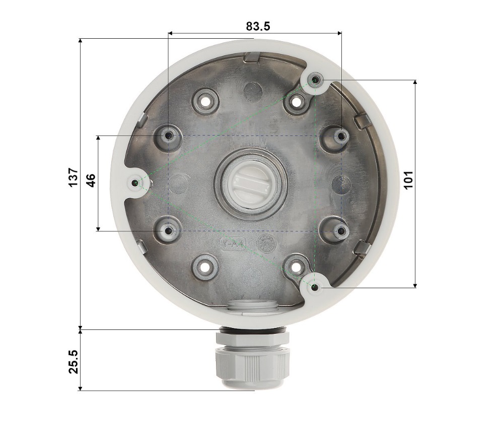 Hikvision montažna doza 1280ZJ-PT6