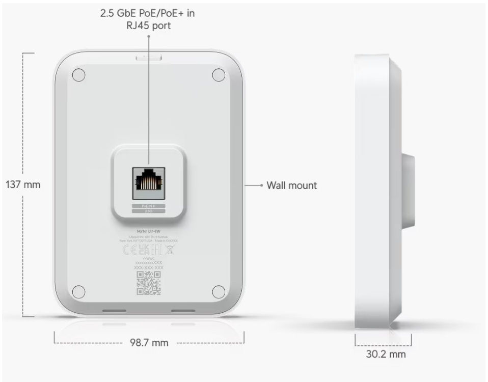 Ubiquiti UniFi Vgradna točka AP U7