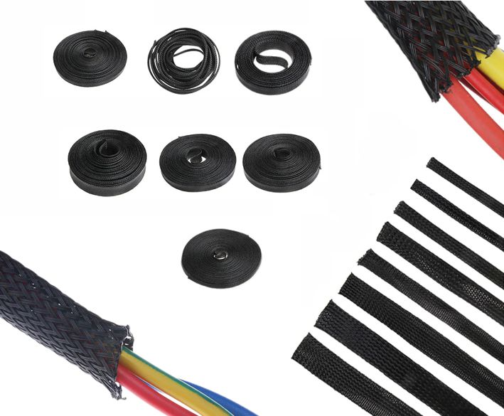 Kabelska PET zaščitna pletenica 4mm 1M