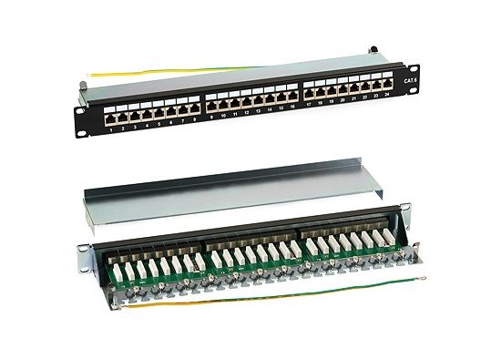 Patch Panel 24P SFTP CAT6a 1U