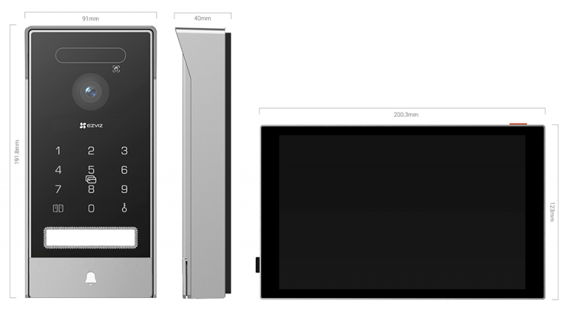 EzViz Video Domofon HP7 Pro IP KIT 4K