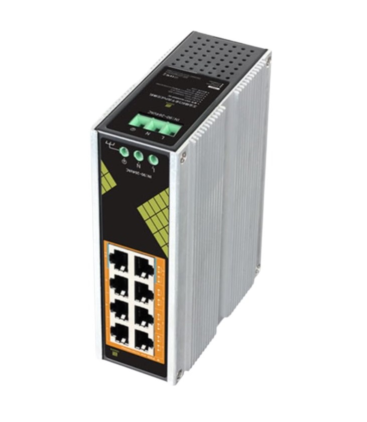 Genata Indust Stikalo PoE GNT-IG1008GP-AC 8xLAN 8P 2S DIN