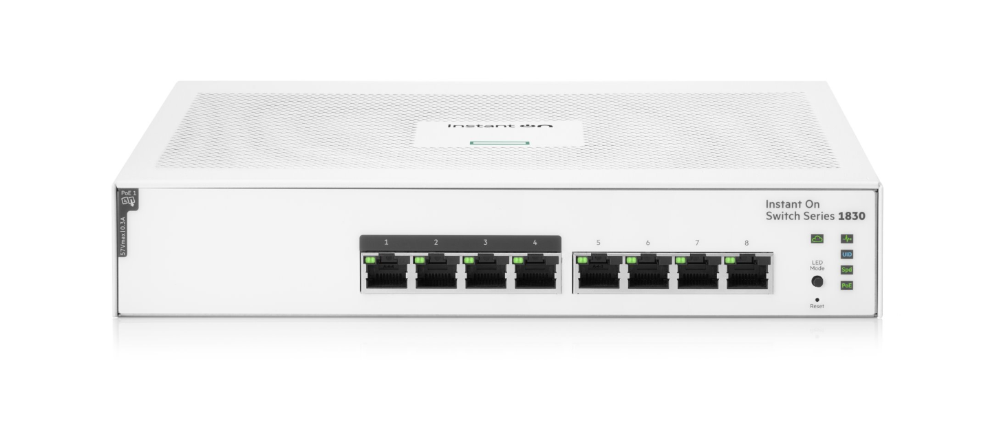 HPE Networking Stikalo PoE Instant On 1830 8G 65W
