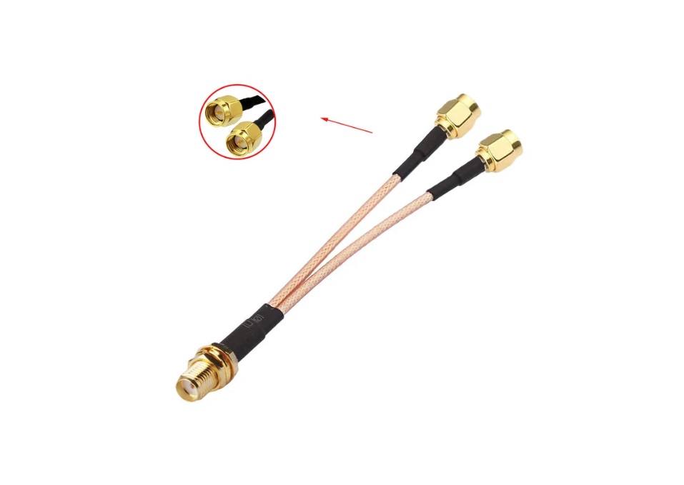 RF Spliter Y SMAF na 2x SMAM