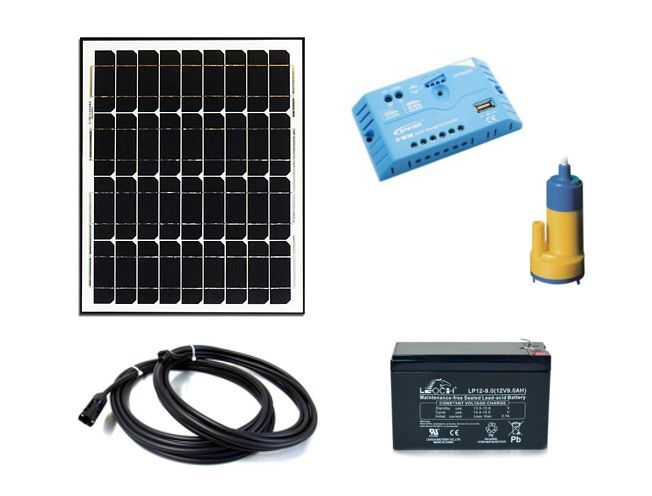 Solarni komplet vrt sistema 12V - 30W