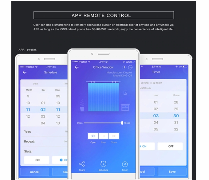 WiFi Smart Touch pogonsko stikalo EU