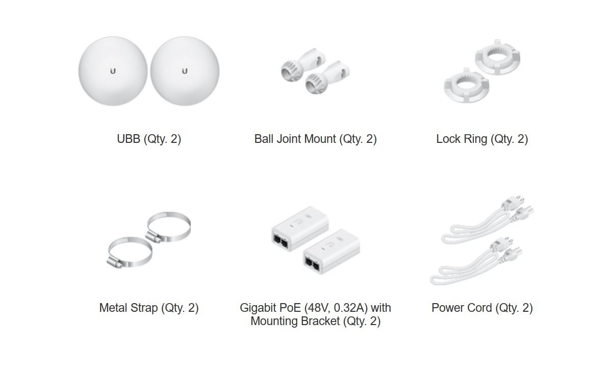 Ubnt UBB UniFi Building Bridge 60G+5G