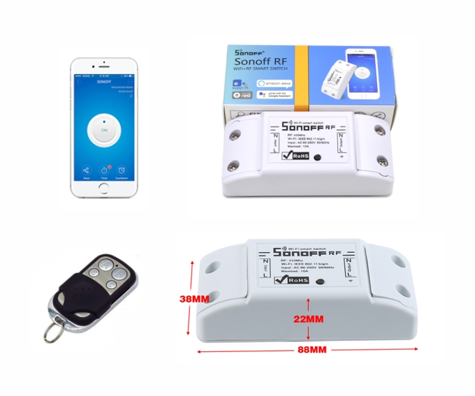 WiFi SonOff RF Basic stikalo + Key