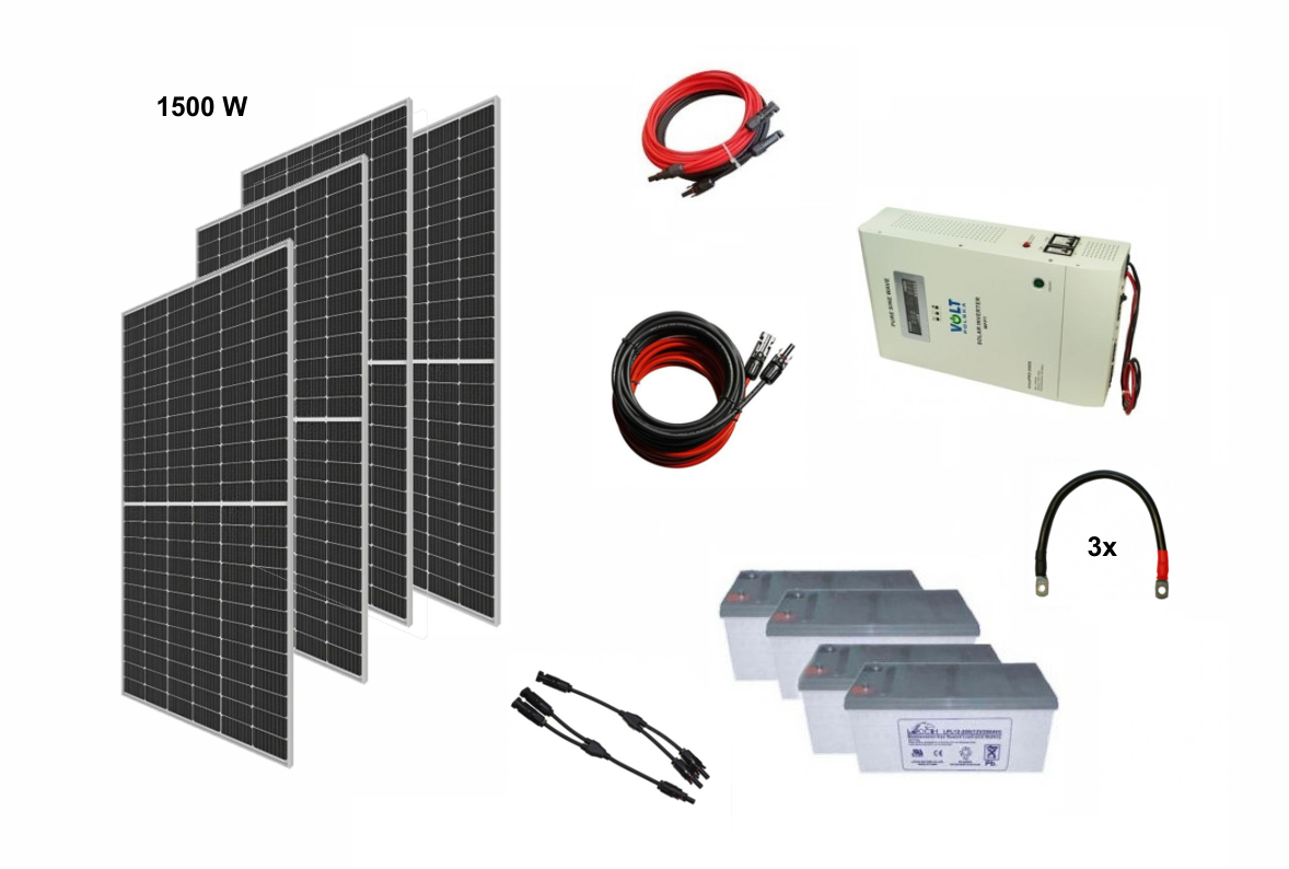 Solarni komplet vikend sistema 48V - 1520W