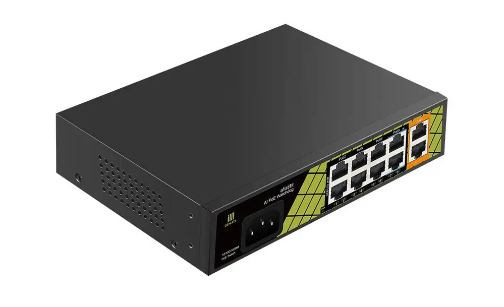 Genata Stikalo PoE GNT-ES10UD-PE 10xLAN 8P