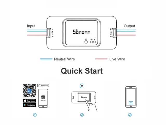 WiFi SonOff Basic R3 stikalo DIY
