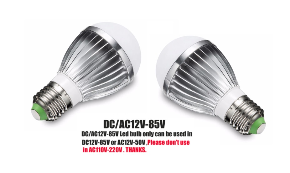 UNI LED žarnica E27 18W AC/DC12V-85V