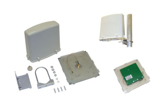 BOX Plat Panel 19dBi z MMCX