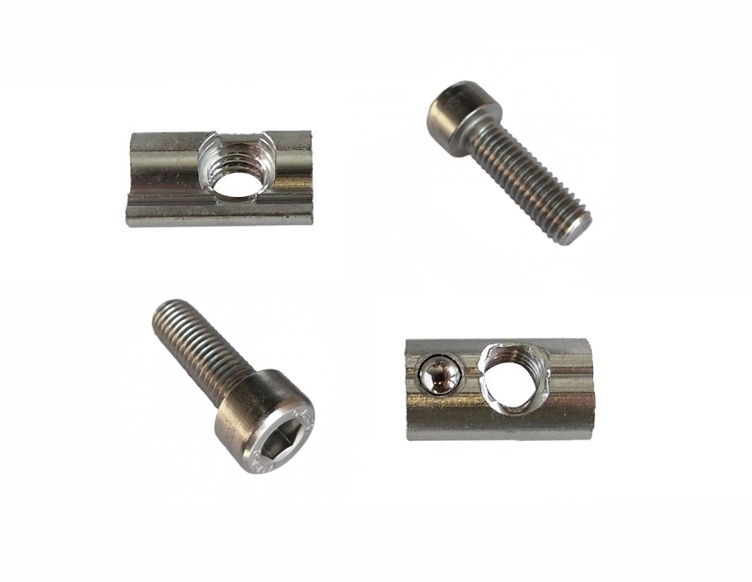 Vijak imbus in drsna matica 10x M8x20