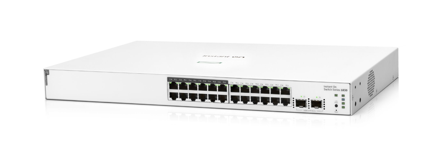 HPE Networking Stikalo PoE Instant On 1830 24G 195W