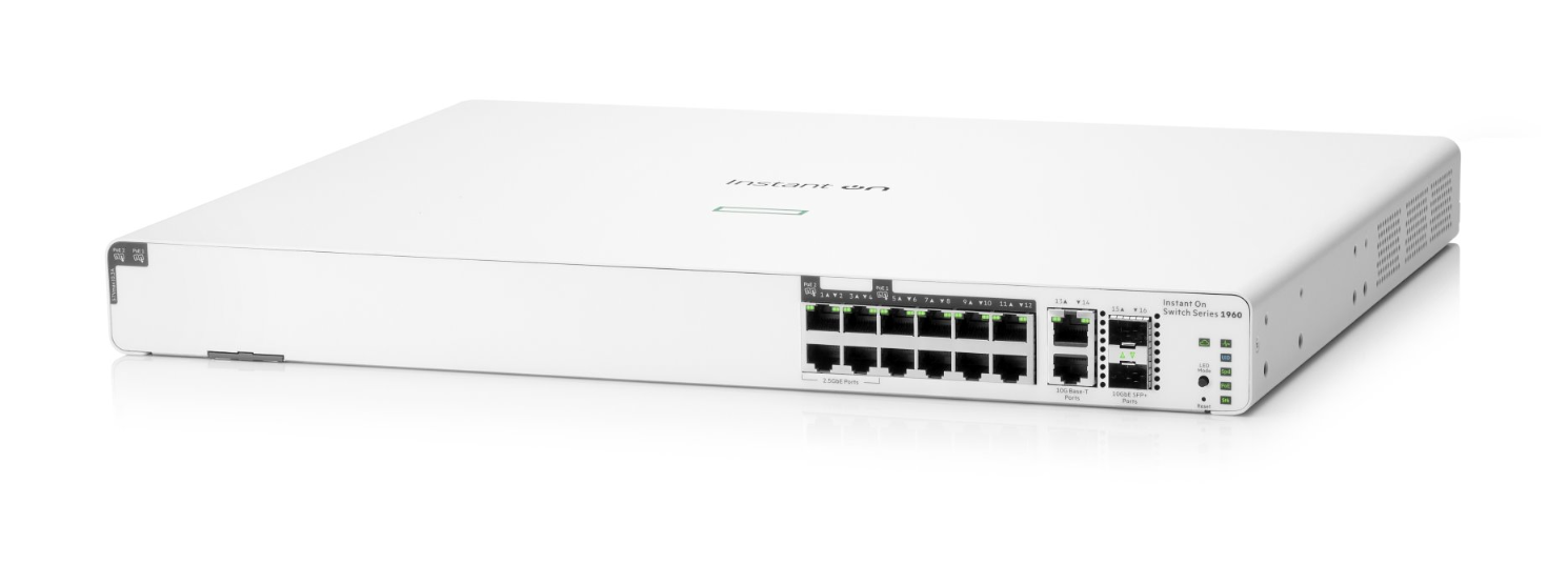 HPE Networking Stikalo PoE Instant On 1960 8G 480W