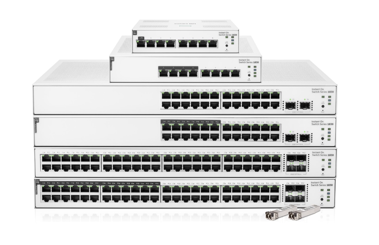 HPE Networking Stikalo PoE Instant On 1830 24G 195W