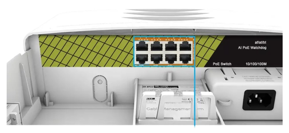 Genata Out Stikalo PoE GNT-P1008G6-F 8xLAN 8P