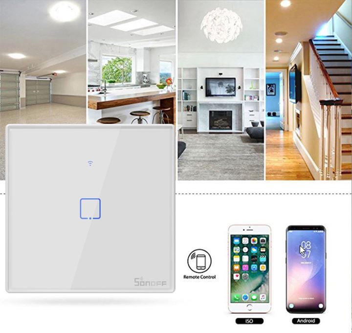 WiFi SonOff Touch stikalo T2EU-1G