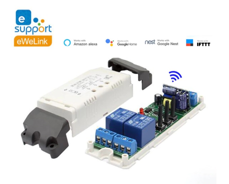 Wifi Smart Motor Stikalo AC85-250V 2CH RF433