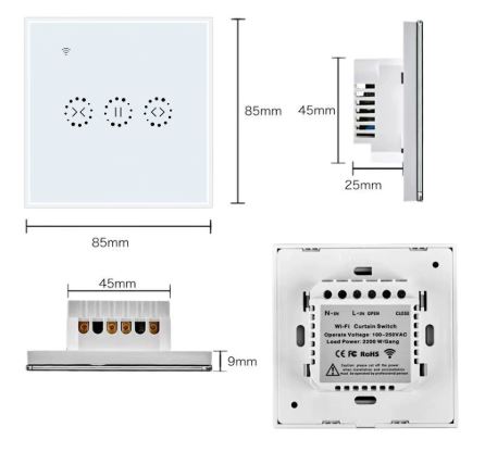 WiFi Smart Touch pogonsko stikalo EU