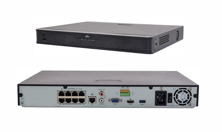 UNV Recorder NVR302-08E-8P 8CH PoE