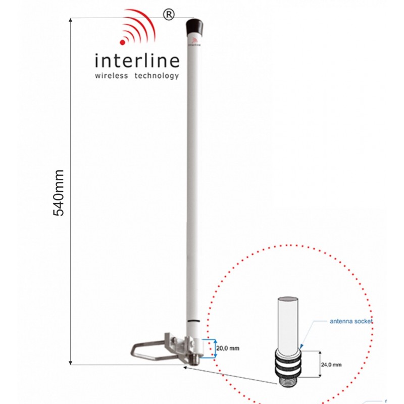 Lora Antena Horizon G06-F868-V