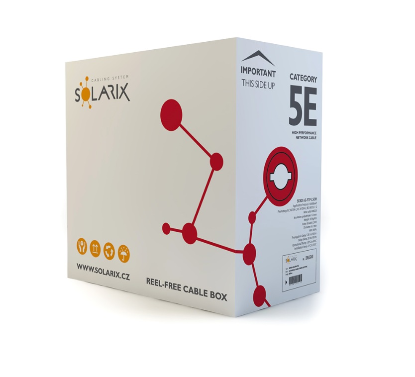 Kabel Solarix SXKD FTP Cat5E LSOH 305m