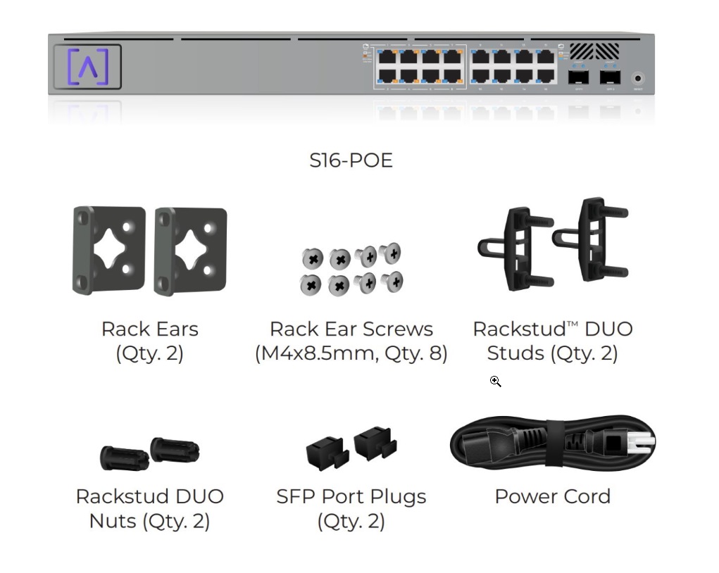 Alta Labs Manage PoE Stikalo S16 120W