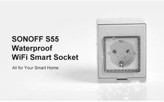 WiFi Smart SonOff out vtičnica S55
