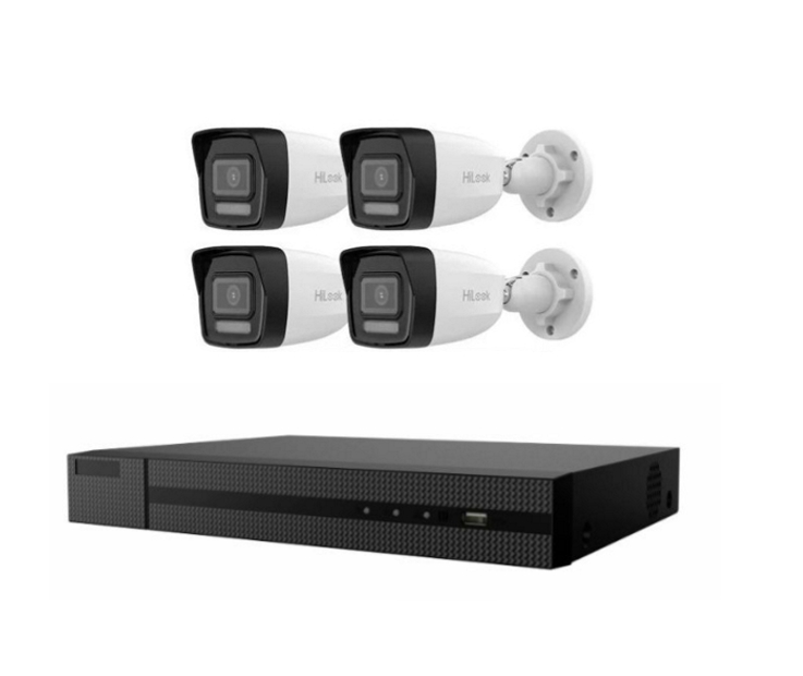 HiLook kit NVR 108MHK 4xIPCam B180HA 8MP