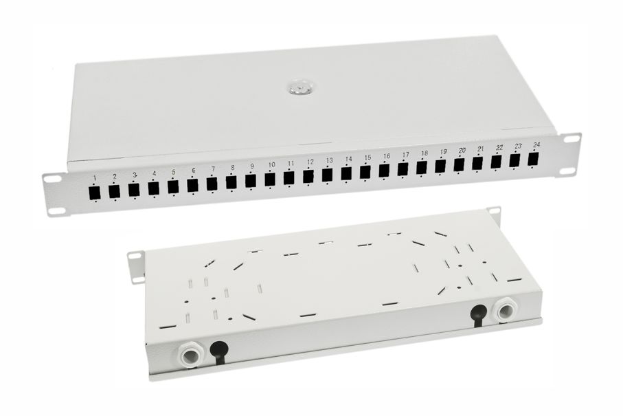 Optični fix patch panel 24x SC-/LC-D