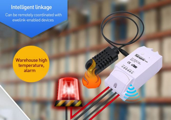 WiFi SonOff termostat TH16 + Senzor