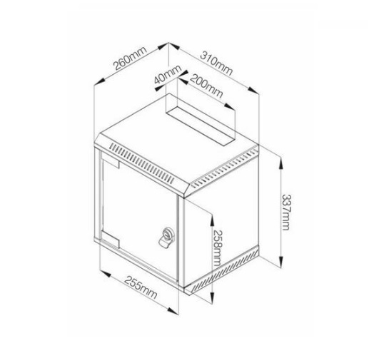 Triton omara 10" 6U 337x310x260
